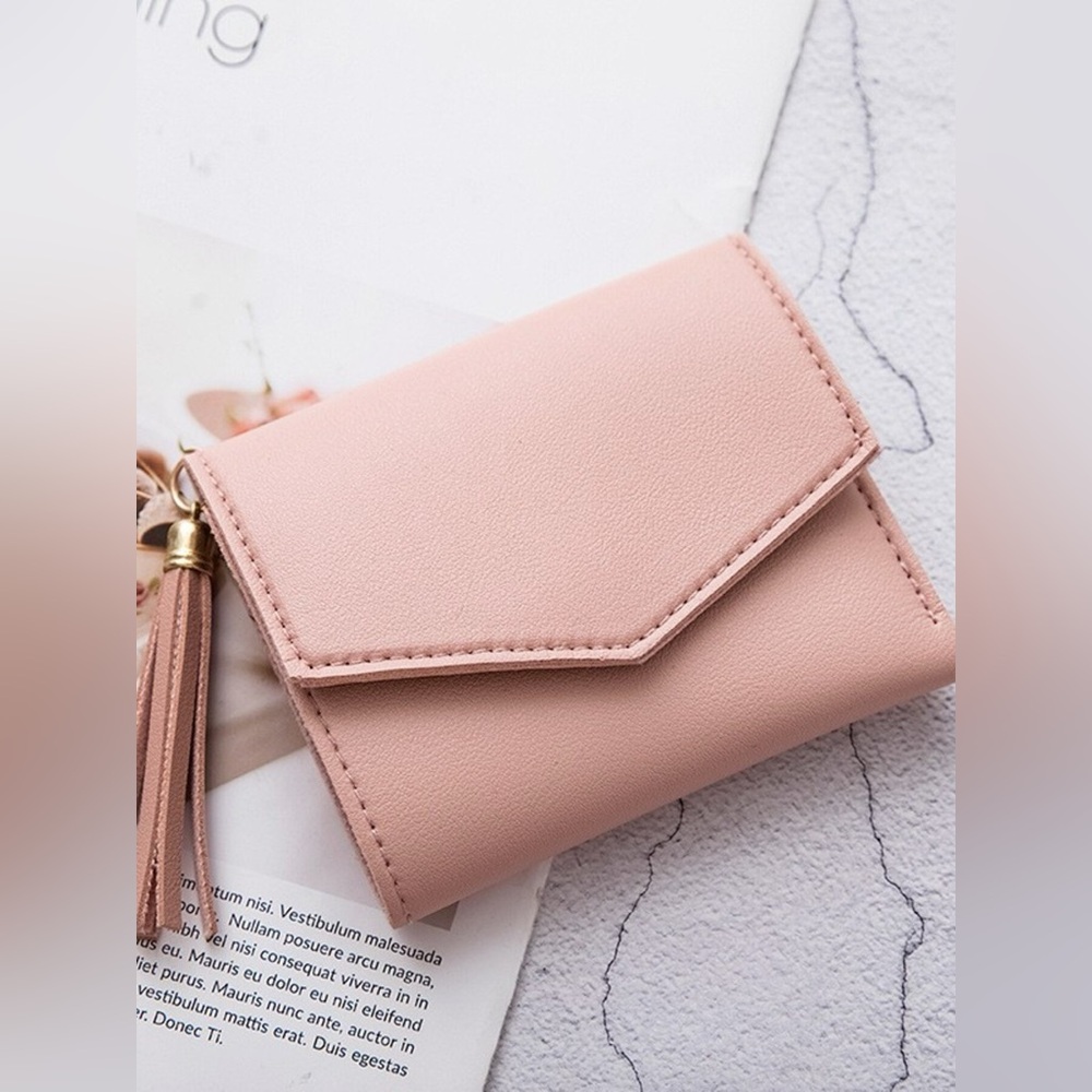 PU Leather Tassel Wallet